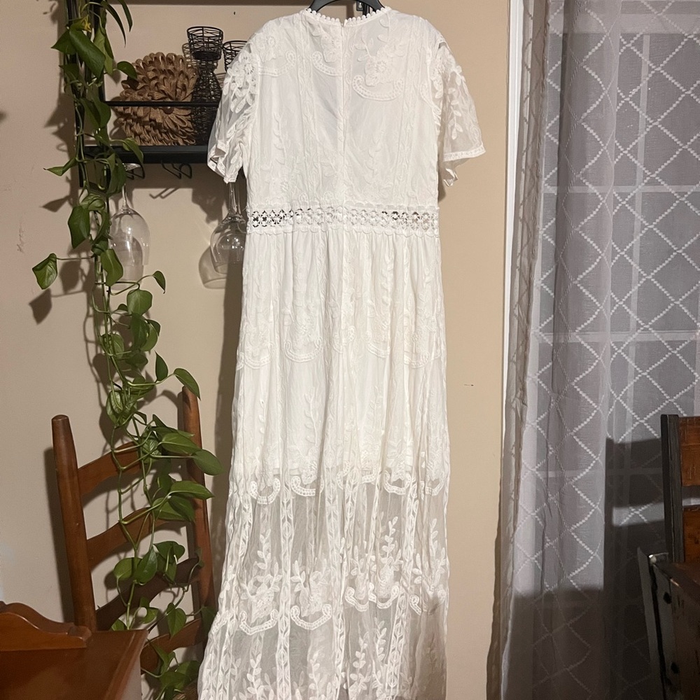 NEVER WORN - Floor length bohemian style dress